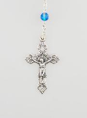 Rosario Medaglia Miracolosa in Agata - Catena Argentata