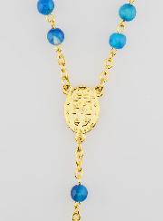 Rosario Medaglia Miracolosa in Agata - Catena Dorata