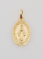 Medaglia Miracolosa in Placcato Oro 18mm