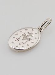 Medaglia Miracolosa Argento & Smalto Blu