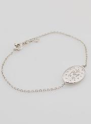 Bracciale Medaglia Miracolosa - Argento & Smalto Blu