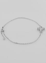 Bracciale Religioso in Argento & Croce in Madreperla
