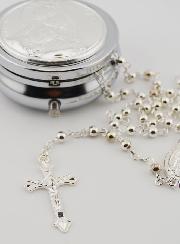 Porta Rosario Vergine con Bambino con Rosario