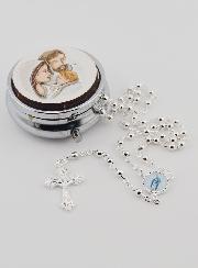 Scatola Porta Rosario Sacra Famiglia - Rosario Incluso