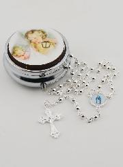 Scatola Porta Rosario Angelo Custode - Rosario Incluso