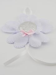 Regalo di Battesimo - Sopraculla a Fiore - Angelo Custode