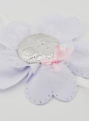 Regalo di Battesimo - Sopraculla a Fiore - Angelo Custode
