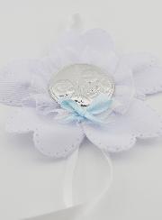 Regalo di Battesimo - Sopraculla a Fiore - Angelo Custode