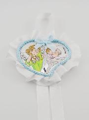 Regalo di Battesimo - Sopraculla Cuore & Angelo Lanterna