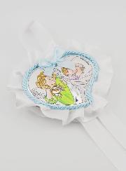 Regalo di Battesimo - Sopraculla Cuore & Angelo Lanterna