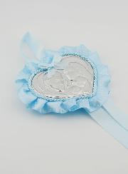 Regalo di Battesimo - Sopraculla Cuore & Sacra Famiglia