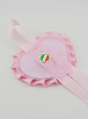 Regalo di Battesimo - Sopraculla Cuore & Sacra Famiglia