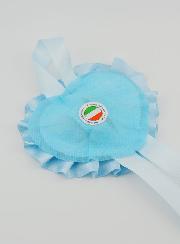 Regalo di Battesimo - Sopraculla Cuore Vergine con Bambino