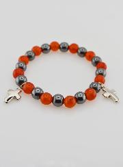 Bracciale Pietre Naturali - Ematite & Corniola