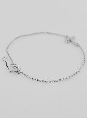 Bracciale Religioso in Argento & Croce con Strass