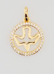 Medaglia di Cresima Traforata 15mm - Spirito Santo