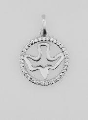 Medaglia di Cresima Traforata 15mm - Spirito Santo