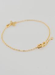 Bracciale Religioso in Argento & Croce con Strass