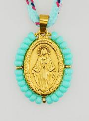 Collana Cordone Miracolosa & Perline Verdi