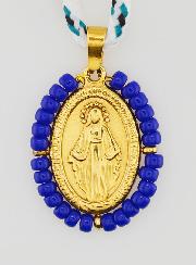 Collana Cordone Miracolosa & Perline Blu