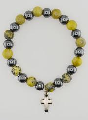 Bracciale Pietre Naturali - Ematite & Serpentina