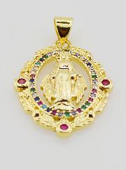 Medaglia Miracolosa Traforata - 25 mm