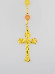 Rosario Grani in Vetro Multicolore - Miracolosa