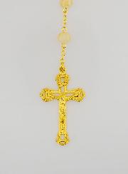 Rosario Grani in Vetro Arancione - Miracolosa