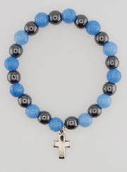 Bracciale Religioso con Pietre - Ematite & Angelite