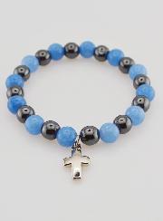 Bracciale Religioso con Pietre - Ematite & Angelite