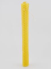 Candela Naturale in Cera d’Api Alveolata - 20 cm