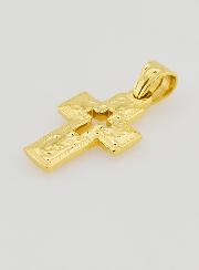 Ciondolo Croce Traforata in Inox - 25mm