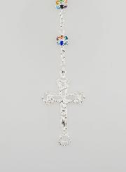 Rosario Madonna Miracolosa Grani Multicolori