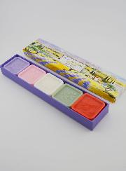 Cofanetto 5 Saponi da 25 g all’Olio d’Oliva DOP