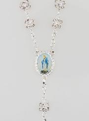Rosario Madonna Miracolosa Grani Brillanti