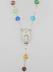 Rosario Madonna Miracolosa Grani Multicolori