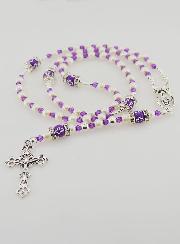 Chapelet Apribile Vergine Maria - Perle Viola