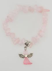 Bracciale Bambino Angelo Custode - Rosa
