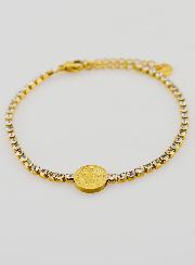 Bracciale di San Benedetto in Inox Dorato