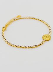 Bracciale di San Benedetto in Inox Dorato