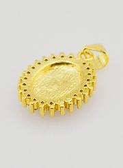 Medaglia Vergine Miracolosa Nero Iridato - 17mm