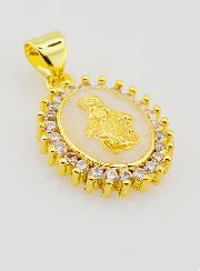 Medaglia Vergine Miracolosa Avorio - 17mm