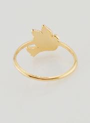 Anello Colomba della Pace in Oro Placcato - T14