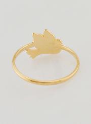 Anello Colomba della Pace in Oro Placcato - T18