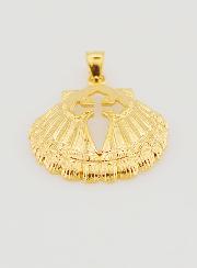 Medaglia Conchiglia & Croce di Santiago - 18mm