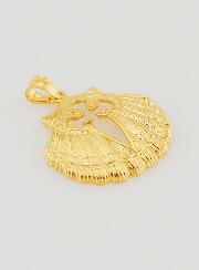 Medaglia Conchiglia & Croce di Santiago - 18mm