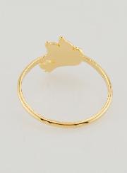 Anello Colomba della Pace in Oro Placcato - T20