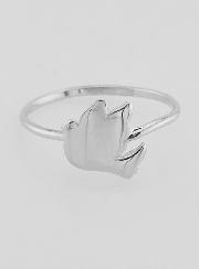 Anello Colomba della Pace in Agento - T16