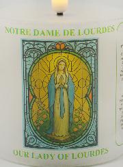 Candela da Chiesa a Batterie - Madonna di Lourdes