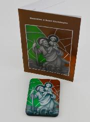 Magnete & Libretto di Novena - San Cristoforo